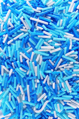 Colorful sugar sprinkles background