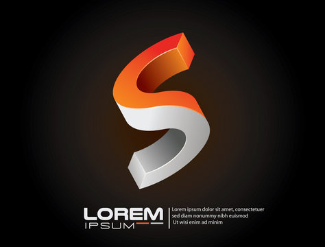 s abstract shape sign