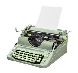 Vintage Green Typewriter