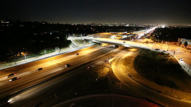 San Diego 405 Freeway Night - West Los Angeles