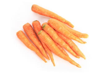 carrots isolated on white background