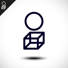 Abstract Letter I Icon