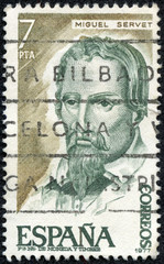 portrait of Miguel Servet medical,philosopher and theologian