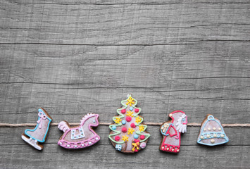 Holz Hintergrund weihnachtlich in Shabby Chic Style