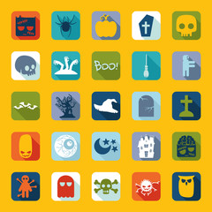 Set of halloween icons