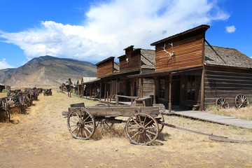 Fototapeta na wymiar Ghost town - Cody / Wyoming, 