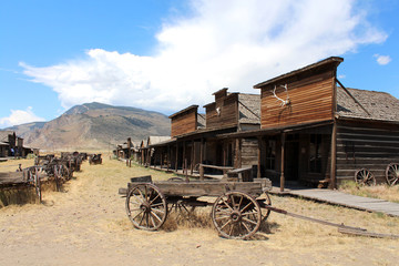 Fototapeta na wymiar Ghost town - Cody / Wyoming