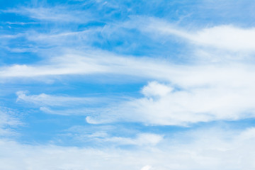 white cloud and blue sky