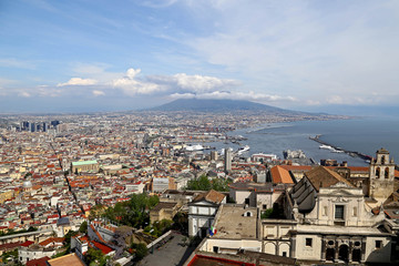 Panorama of Naples - Italy