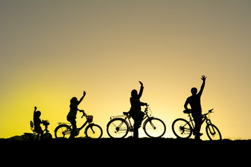 Fototapeta na wymiar bisiklet gezisi & bisiklet kültürü