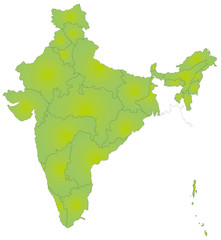 インドの地図