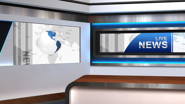 Live News Studio TV Studio 102h