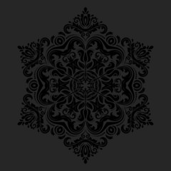 Damask Seamless Pattern. Abstract Background