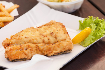 Fried fish.