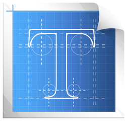 Technical Drawing Fonts - Illustration