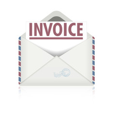 open envelope invoice