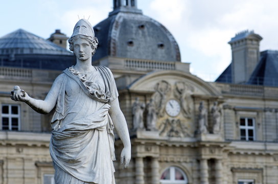 Statue bronze - Jardin du luxembourg