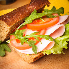 Wholegrain sandwich