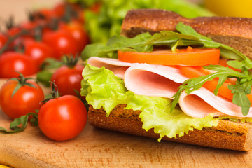 Wholegrain sandwich