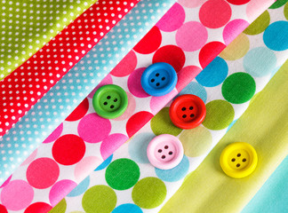 Colorful buttons