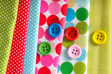 Colorful buttons