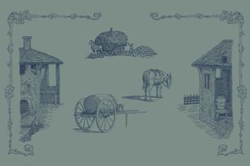 village illustration