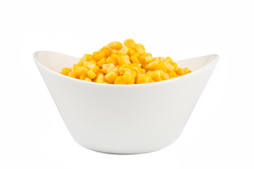 yellow corn in a bowl