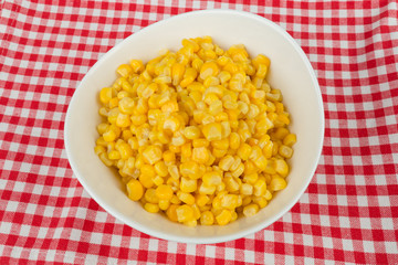 yellow corn in a bowl