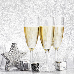 Champagne and decoration