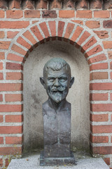 Buste af Gustav Wied Sjælland Roskilde