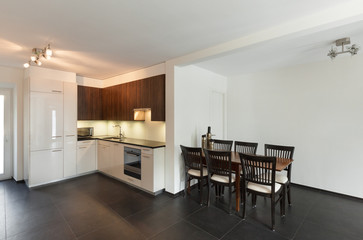 Fototapeta premium house, modern kitchen