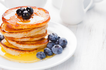 Pancakes with blueberry
