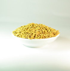 Bowls of rice. Vietnam agriculture