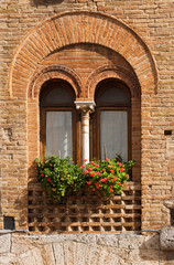 Fototapeta na wymiar San Gimignano - Siena Tuscany Italy