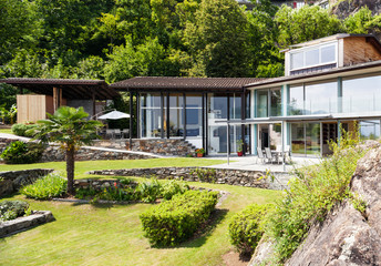 mountain house, outdoor