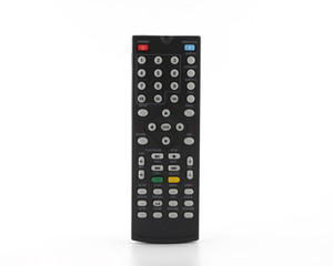 tv remote control isolated on white
