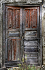 Puerta de madera vieja