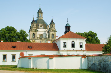 Obraz premium Pažaislis monastery and church in Kaunas, Lithuania