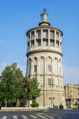 Fototapeta na wymiar Fire Tower Bucharest
