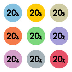Flat Colorful Icon-Set