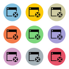 Flat Colorful Icon-Set