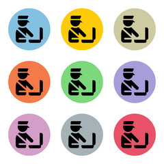 Flat Colorful Icon-Set