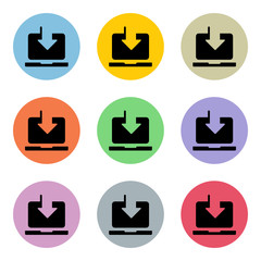 Flat Colorful Icon-Set