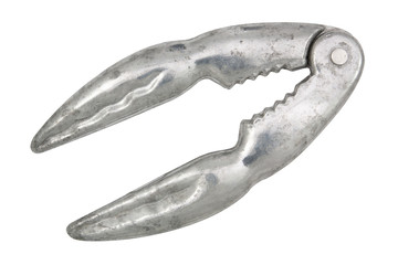 squeezing steamed crab claw