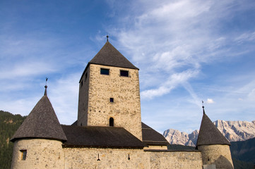 Obraz premium Schloss Thurn - St. Martin in Thurn - Dolomiten