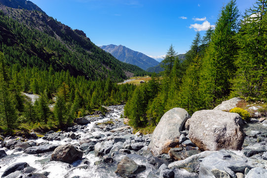 Sorgenti del Torrente Evancon - Val d'Ayas