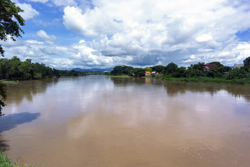 Fototapeta na wymiar Mekok River near Chiang Rai.