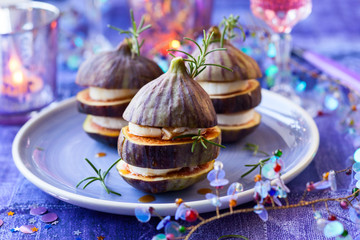 Fig and goat's cheese