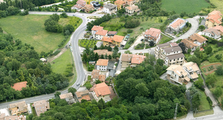 The view from the mountain Titanium, San Marino.