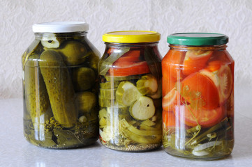 House canned food.